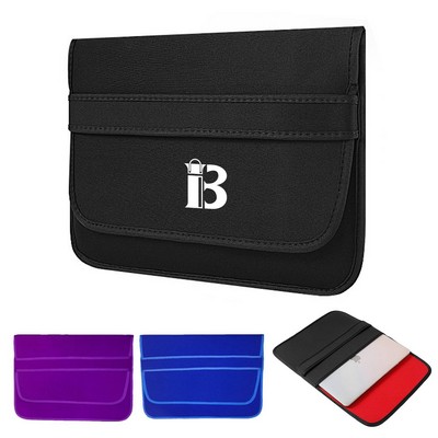 Neoprene Laptop Sleeve w/ Front Flap and Elastic Closure