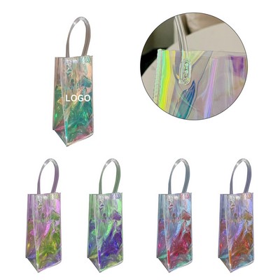 Laser clear wine bags