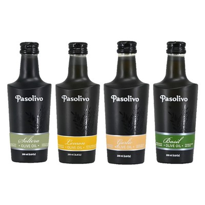 Soltera Extra Virgin Olive Oil, Lemon Olive Oil, Garlic Olive Oil & Basil Olive Oil