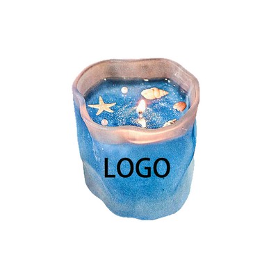 Ocean-Shaped Fragrance-Scented Candle