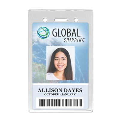 Vertical Vinyl Proximity Card Holder, 2.5" x 3.63"