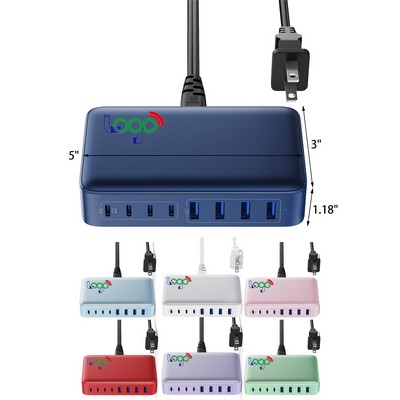 USB 8-Port Fast Charger Station