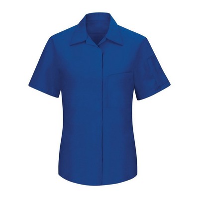 Red Kap Women's Performance Plus Short Sleeve Shop Shirt With Oilblok Technology - SY41