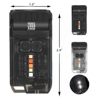 Portable Rechargeable LED Flashlight with Adjustable Beam
