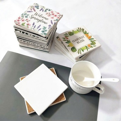 Custom Absorbent Stone Coaster
