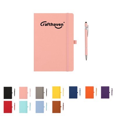 A6 Pocket Notebook with Pen