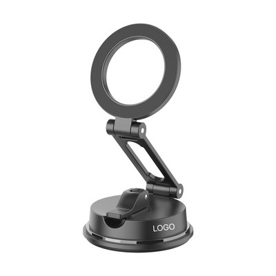 Dual-Action Suction Magnetic Mount Professional Dashboard & Center Console Phone Holder