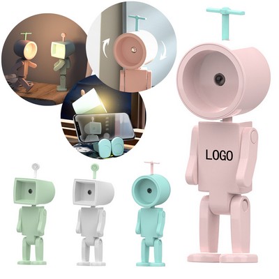 Custom LED Mini Robot Magnetic Ambient Light With Battery