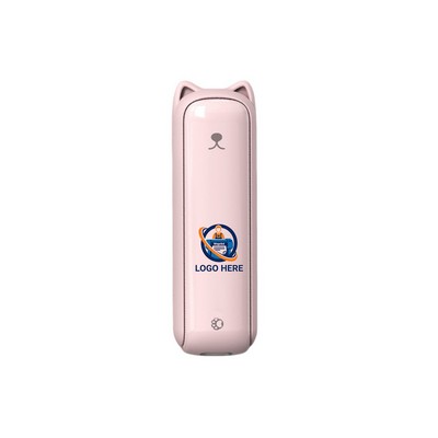 Handheld Fan with Power Bank and Flashlight