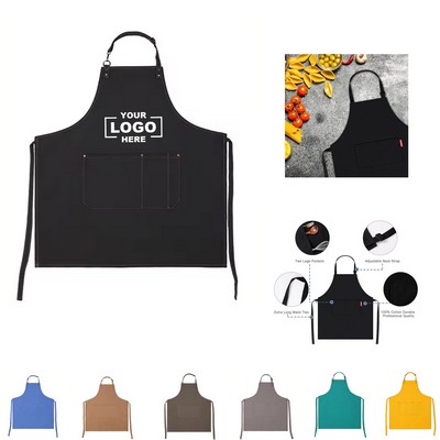 Adjustable Halter Canvas Chef Apron