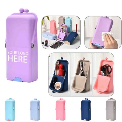 Large Capacity Silicone Pencil Case