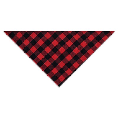 Plaid Cotton Dog Cat Bandana