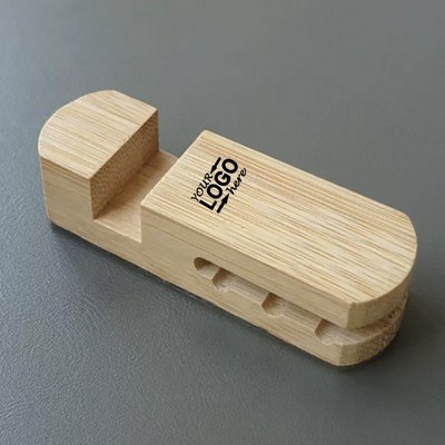 Bamboo Desktop Cable Organizer