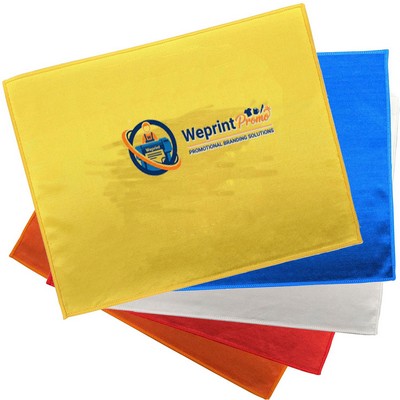 Flat Front Microfiber Rally Towels
